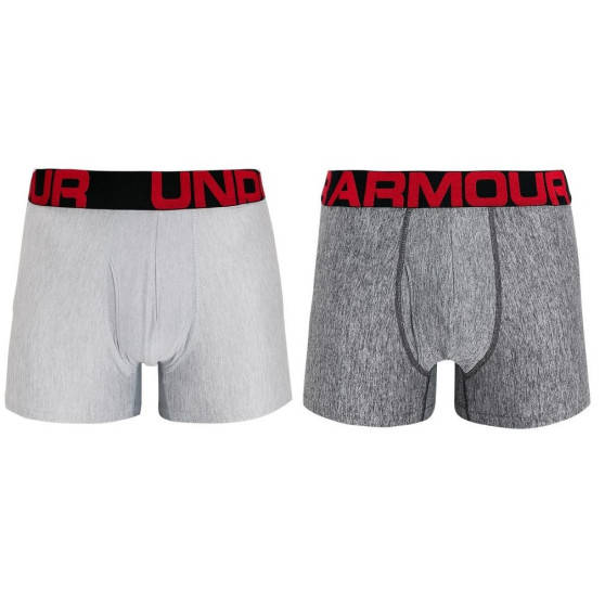 2PACK herenboxershort Under Armour oversized grijs (1363618 011)