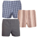 3PACK klassieke Herenboxershort  veelkleurig Foltýn