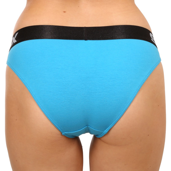 Dames slip Styx sportelastiek blauw (IK1169)