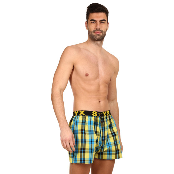 3PACK Herenboxershort Styx sport elastisch meerkleurig (B9313233)