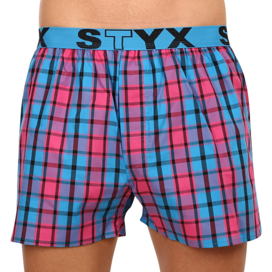 3PACK Herenboxershort Styx sport elastisch meerkleurig (B9343536)