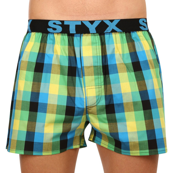 3PACK Herenboxershort Styx sport elastisch meerkleurig (B9343536)