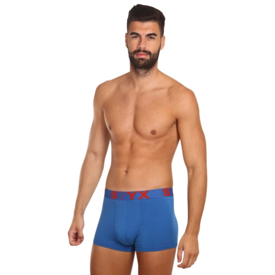 3PACK herenboxershort Styx sport elastisch blauw (3G96789)