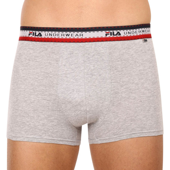 3PACK herenboxershort Fila grijs (FU5059/3-400)