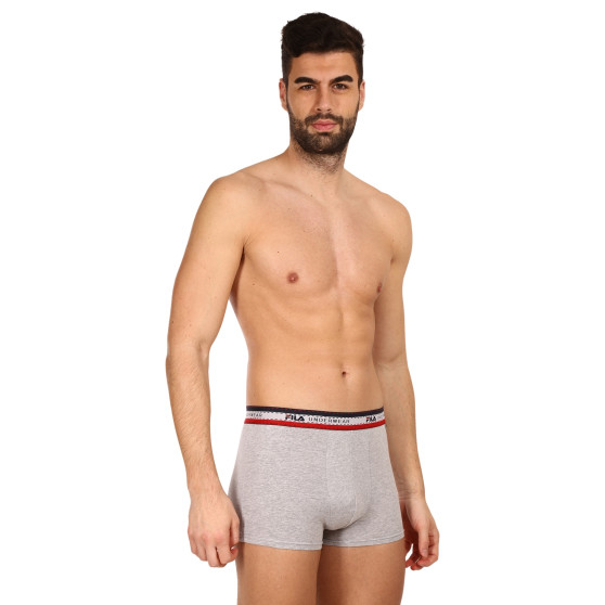 3PACK herenboxershort Fila grijs (FU5059/3-400)