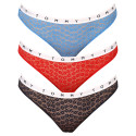 3PACK Dames slip Tommy Hilfiger veelkleurig (UW0UW02522 0V7)