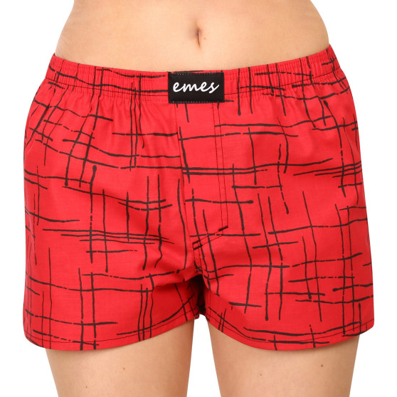 Damesboxershorts Emes rood (040)