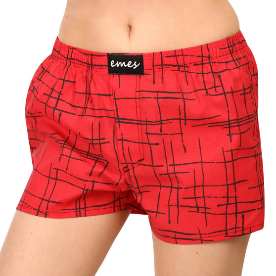 Damesboxershorts Emes rood (040)