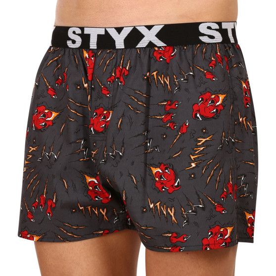 Herenboxershort Styx kunst sport rubberen klauwen (B1552)