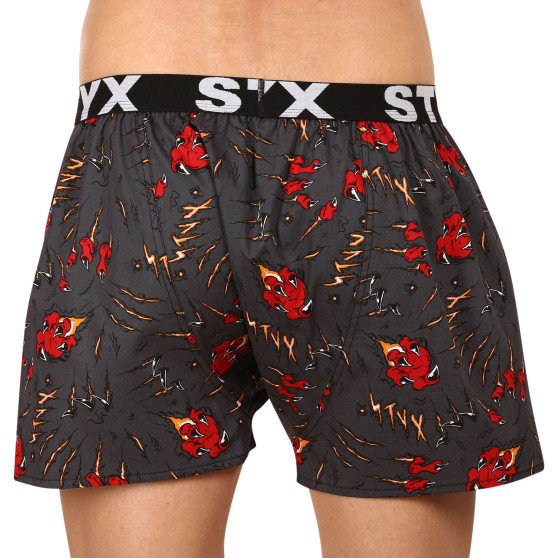 Herenboxershort Styx kunst sport rubberen klauwen (B1552)