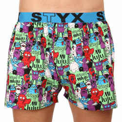 Herenboxershort Styx kunst sport rubberen monsters (B1555)