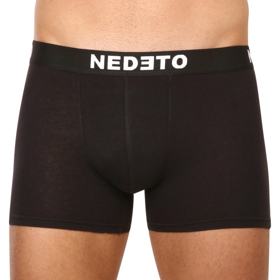 7PACK herenboxershort Nedeto zwart (7NDTB001-brand)