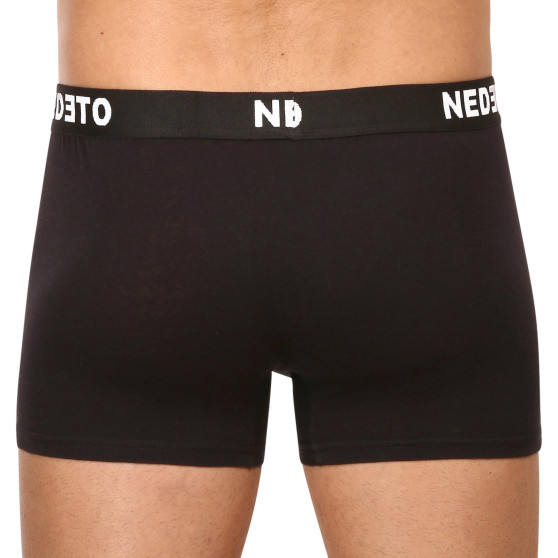 7PACK herenboxershort Nedeto zwart (7NDTB001-brand)