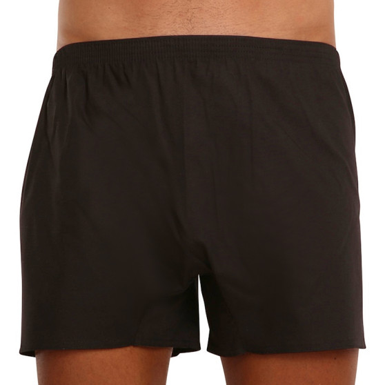 3PACK Herenboxershort Nedeto zwart (3NDTT001)