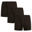 3PACK Herenboxershort Nedeto zwart (3NDTT001)