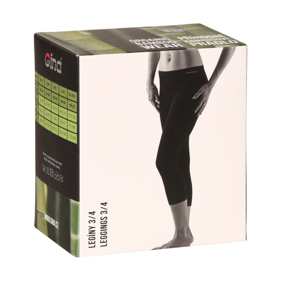 Dames legging Gina bamboe zwart (95032)