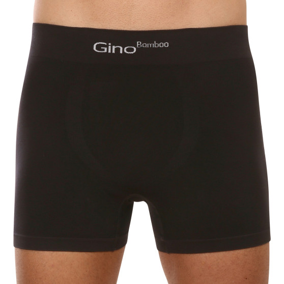 Herenboxershort Gino naadloos bamboe zwart (54004)