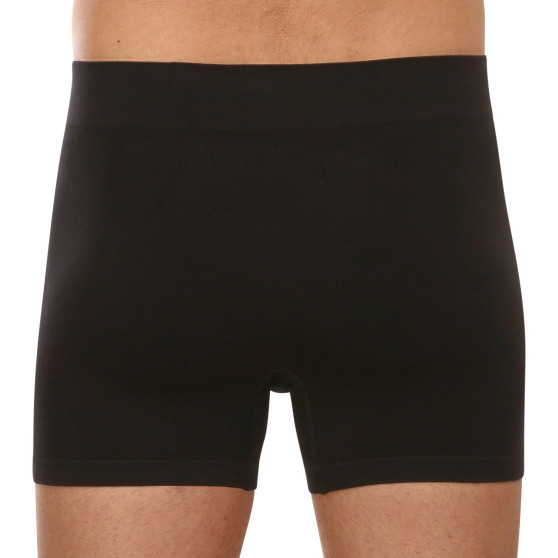 Herenboxershort Gino naadloos bamboe zwart (54004)