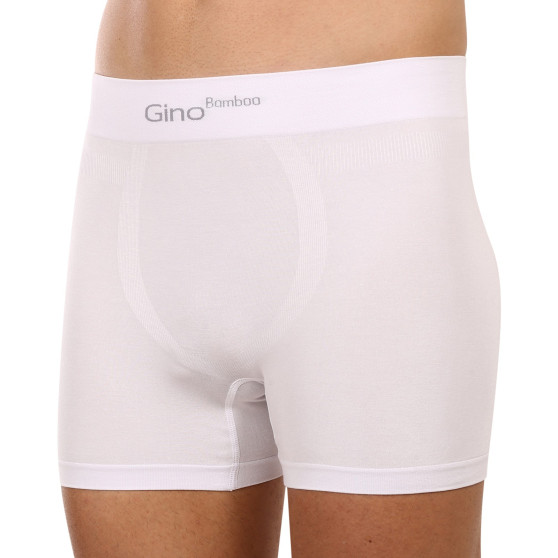 Herenboxershort Gino naadloos bamboe wit (54004)