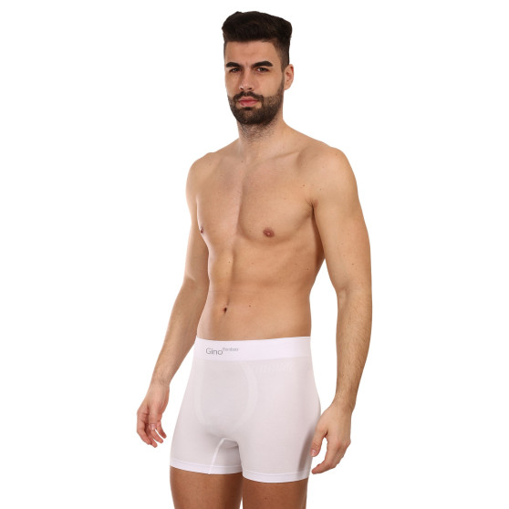 Herenboxershort Gino naadloos bamboe wit (54004)