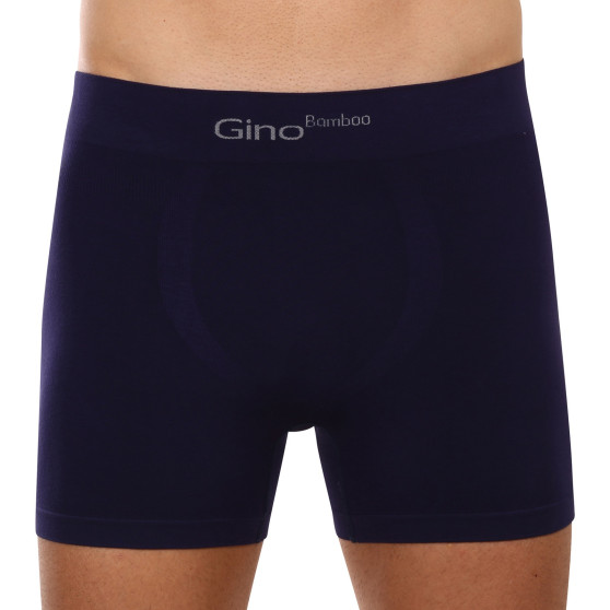 Herenboxershort Gino naadloos bamboe blauw (54004)