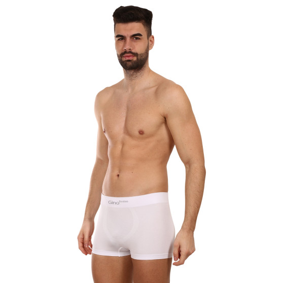 Herenboxershort Gino naadloos bamboe wit (53004)