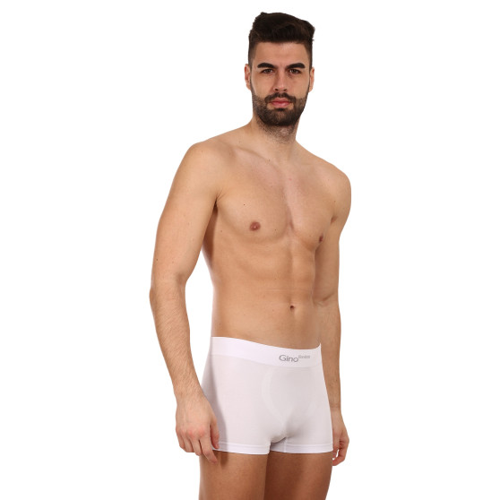 Herenboxershort Gino naadloos bamboe wit (53004)