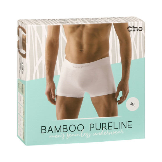 Herenboxershort Gino naadloos bamboe wit (53004)