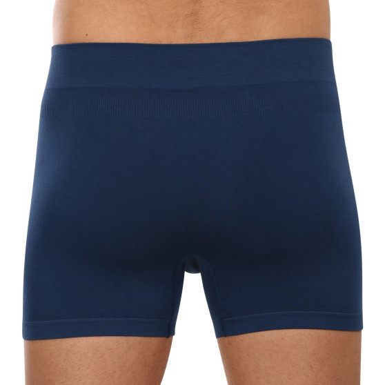 Herenboxershort Gino naadloos bamboe petrol (54004)