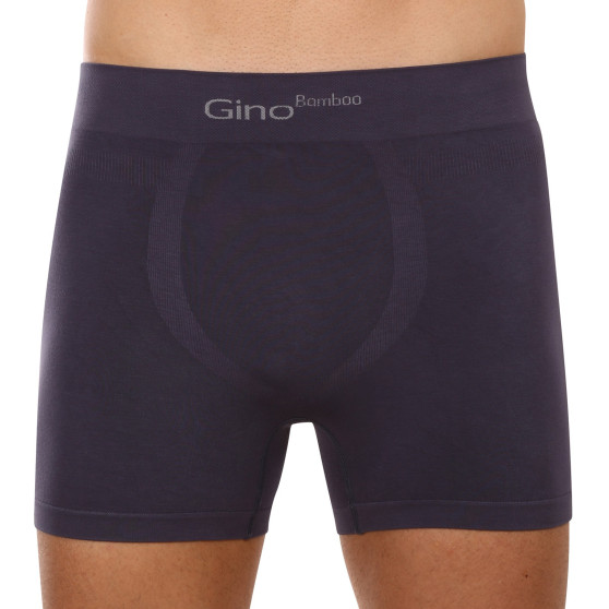 Herenboxershort Gino bamboe naadloos grijs (54004)