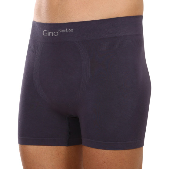 Herenboxershort Gino bamboe naadloos grijs (54004)