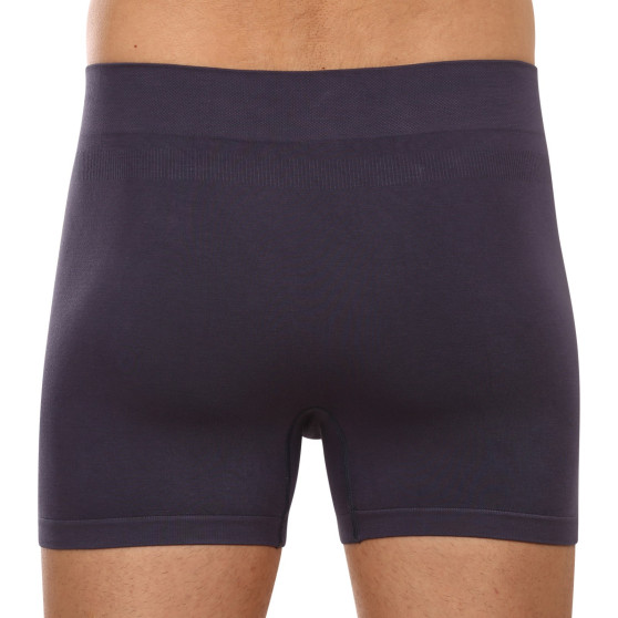 Herenboxershort Gino bamboe naadloos grijs (54004)