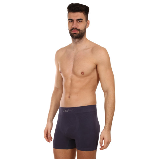 Herenboxershort Gino bamboe naadloos grijs (54004)