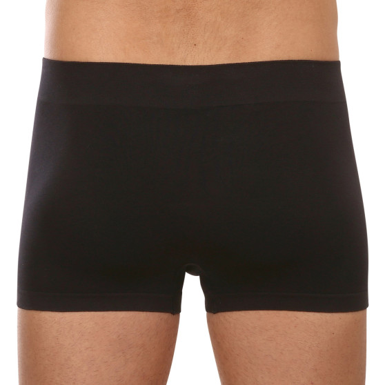 Herenboxershort Gino bamboe naadloos zwart (53004)