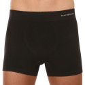 Herenboxershort Gino naadloos bamboe zwart (54005)