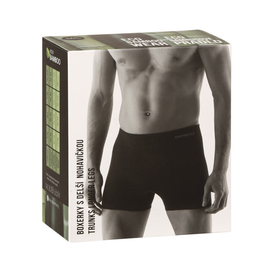 Herenboxershort Gino naadloos bamboe zwart (54005)