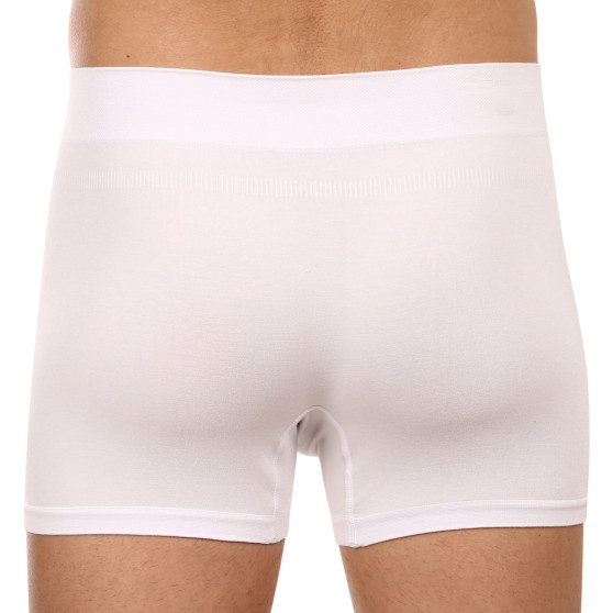 Herenboxershort Gino naadloos bamboe wit (54005)