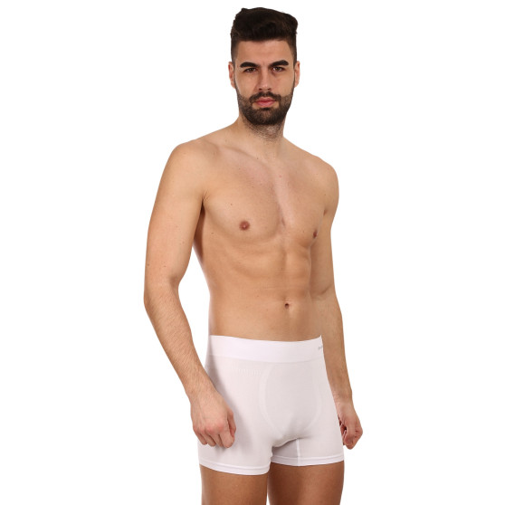 Herenboxershort Gino naadloos bamboe wit (54005)