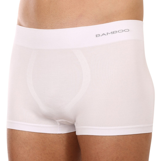 Herenboxershort Gino naadloos bamboe wit (53005)