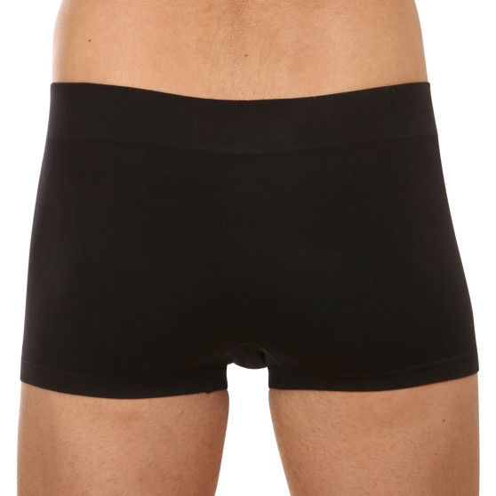 Herenboxershort Gino naadloos bamboe zwart (53005)