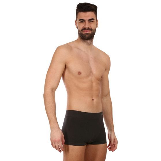 Herenboxershort Gino naadloos bamboe zwart (53005)