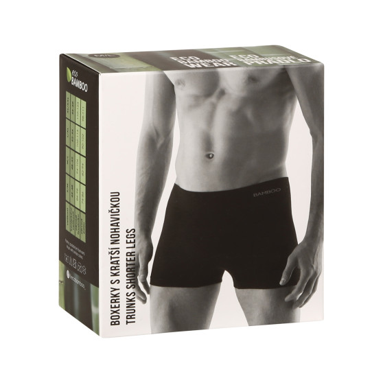 Herenboxershort Gino naadloos bamboe zwart (53005)