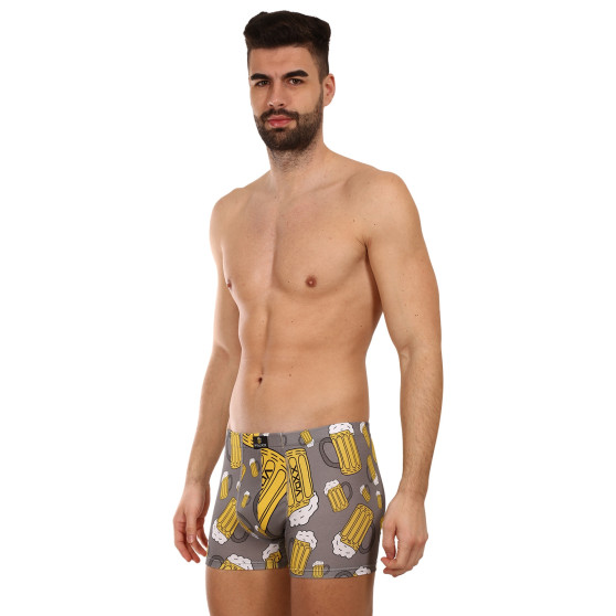 Herenboxershort VoXX veelkleurig (Kevin-pivo/velké šedé)