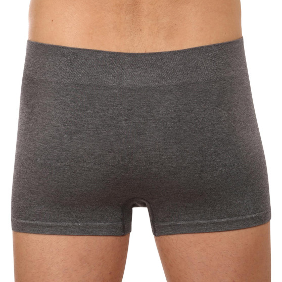 Herenboxershort Gino naadloos bamboe grijs (53005)