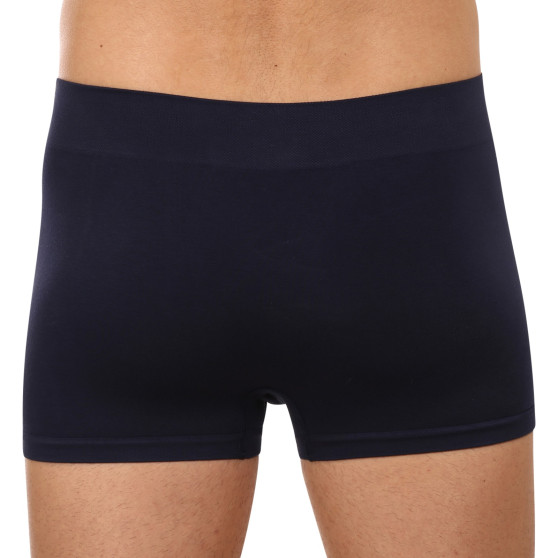 Herenboxershort Gino naadloos bamboe blauw (53005)