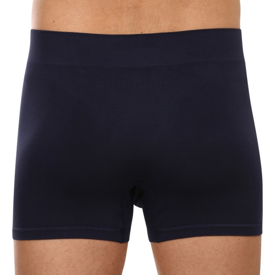 Herenboxershort Gino naadloos bamboe blauw (54005)