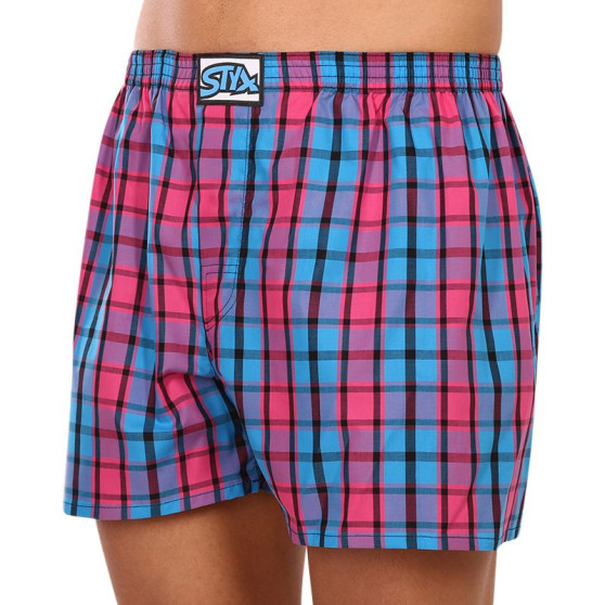 3PACK Herenboxershort Styx classic elastisch meerkleurig (3A93489)