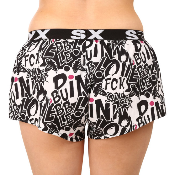 Damesboxershorts Styx kunst sport rubber Roze Bubble (T1059)