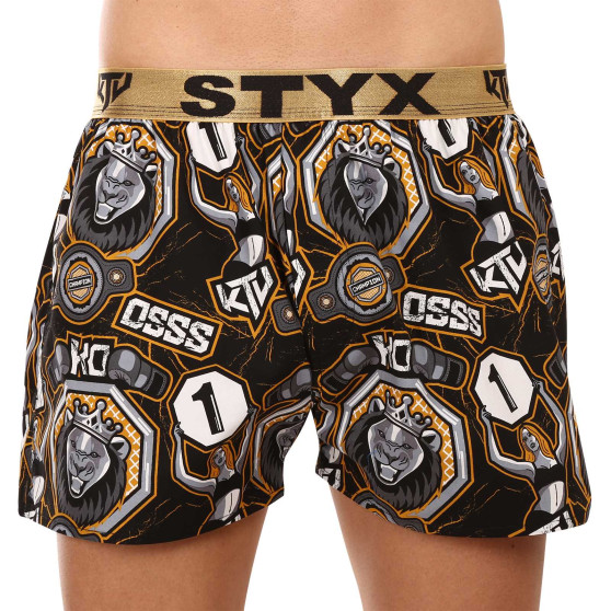 Herenboxershort Styx art / KTV sport rubber - goud rubber (BTZ1655)