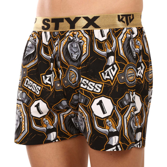 Herenboxershort Styx art / KTV sport rubber - goud rubber (BTZ1655)